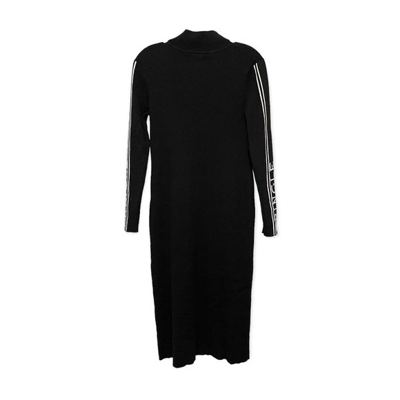 Pringle of Scotland by H&M XS Black Long Sleeve Front Slit Midi Sweater Dre… - Picture 5 of 7